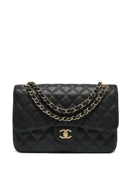 CHANEL Pre-Owned: Чёрная сумка 