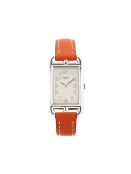 Hermès Pre-Owned: Кожаный плащ 