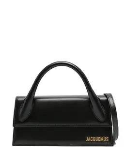 Jacquemus: Чёрная сумка-шоппер  Le Chiquito Long