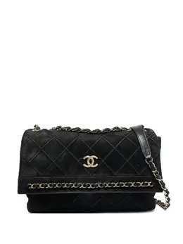 CHANEL Pre-Owned: Чёрная сумка 