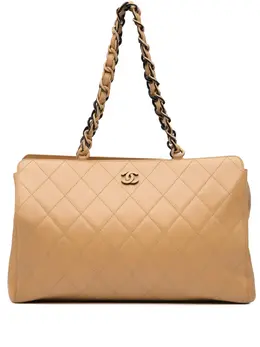 CHANEL Pre-Owned: Коричневая сумка 
