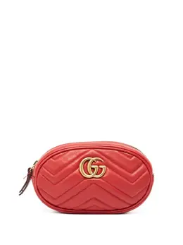 Gucci Pre-Owned: Красная поясная сумка 