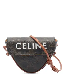 Céline Pre-Owned: Тёмная сумка через плечо 