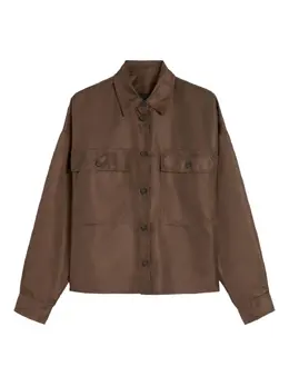 Weekend Max Mara: Коричневая рубашка 