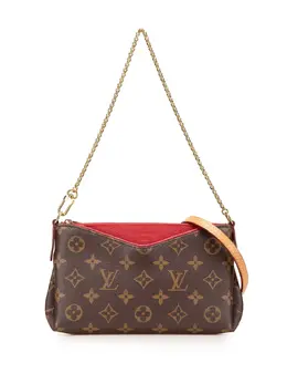 Louis Vuitton Pre-Owned: Коричневый клатч 