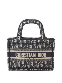 Christian Dior Pre-Owned: Голубая сумка-шоппер 
