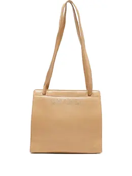 CHANEL Pre-Owned: Бежевая сумка 