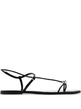 Loeffler Randall: Чёрные сандалии 