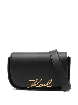 Karl Lagerfeld: Чёрная поясная сумка 