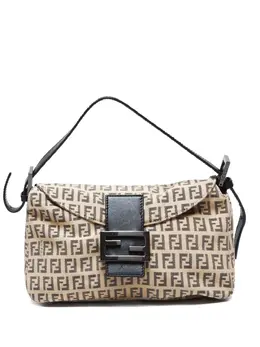 Fendi Pre-Owned: Бежевая сумка 