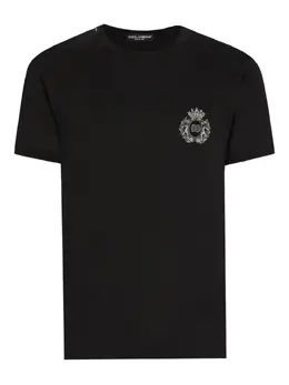 Dolce & Gabbana: Чёрная футболка  T