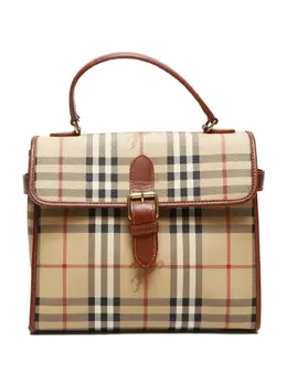 Burberry Pre-Owned: Бежевая сумка-шоппер 