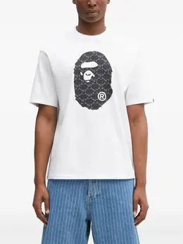 A BATHING APE®: Белая футболка 
