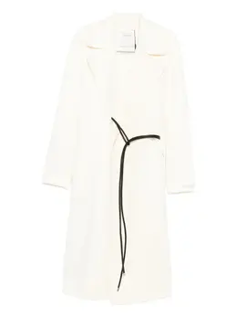 Sportmax: Белое пальто 
