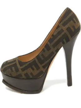 Fendi Pre-Owned: Коричневые туфли 