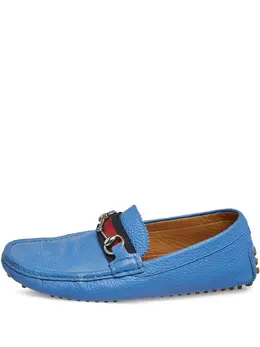 Gucci Pre-Owned: Голубые туфли 