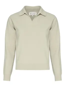 Maison Margiela: Поло с воротником 