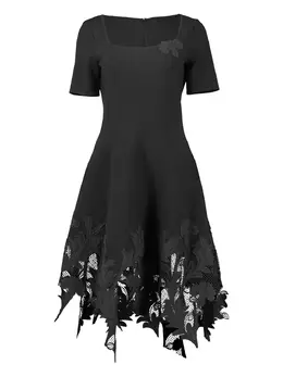 Oscar de la Renta: Платье с растительным принтом 