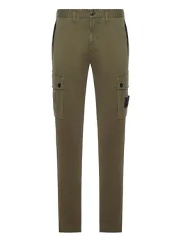 Stone Island: Зелёные брюки  Compass
