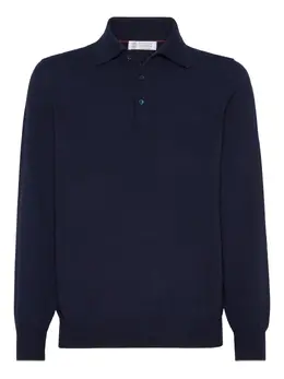 Brunello Cucinelli: Поло с длинным рукавом 