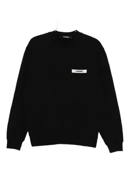 Jacquemus: Чёрный свитшот 