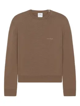 Courrèges: Коричневый свитшот 