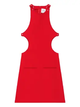 Courrèges: Платье без рукава 