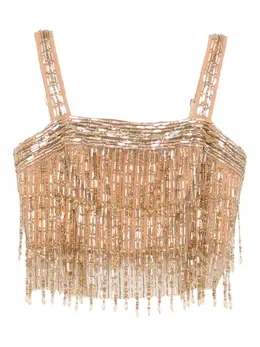 Elisabetta Franchi: Топ с блёстками 