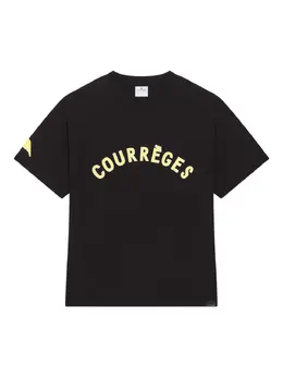 Courrèges: Футболка с принтом 