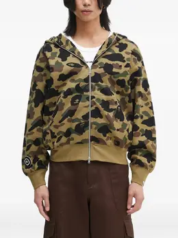 A BATHING APE®: Зелёная толстовка 