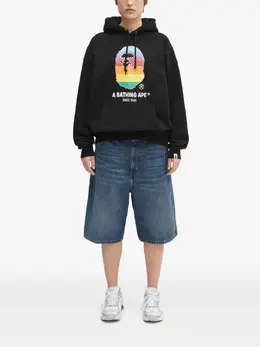 A BATHING APE®: Чёрная толстовка 