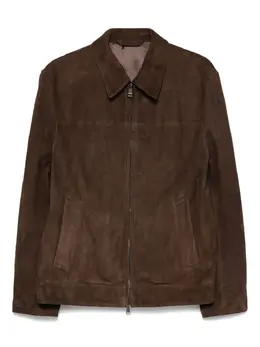 Brioni: Замшевая куртка 