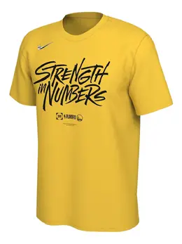 Nike: Золотая футболка  Dri FIT