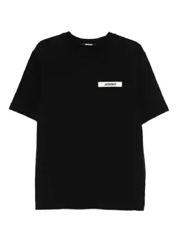Jacquemus: Чёрная футболка 