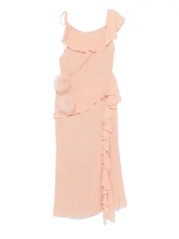 Blumarine: Платье с оборками 