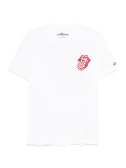 MC2 Saint Barth: Белая футболка  Rolling Stones