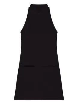 Courrèges: Платье без рукава 