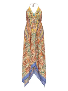 ETRO: Оранжевое платье 