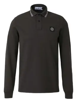 Stone Island: Поло с длинным рукавом 
