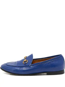 Gucci Pre-Owned: Голубые лоферы 