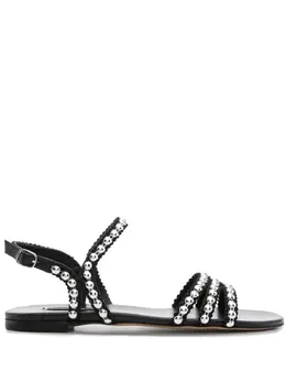 Casadei: Чёрные сандалии 