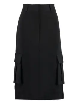 Givenchy: Юбка с карманами 