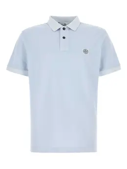 Stone Island: Голубое поло  Compass