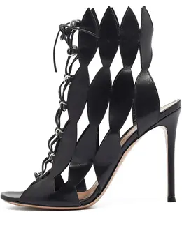 Gianvito Rossi: Чёрные сандалии 