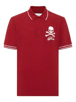 Philipp Plein: Красное поло  Skull