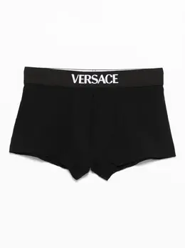 Versace: Чёрные шорты 