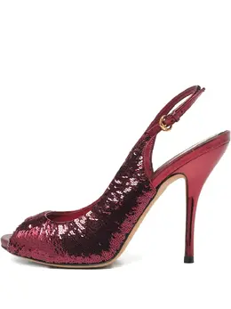 Gucci Pre-Owned: Бордовые туфли 