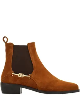 Ferragamo: Коричневые ботинки 