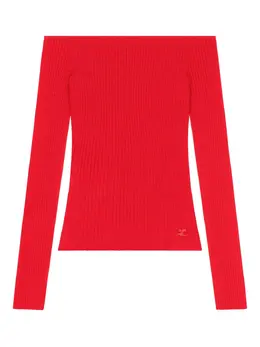 Courrèges: Топ с открытыми плечами 