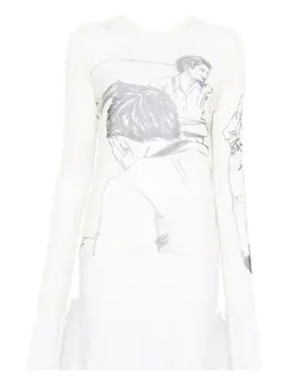 JW Anderson: Футболка с длинным рукавом 